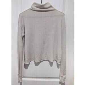 Aritzia Wilfred | Lightweight turtleneck in Heather Oat